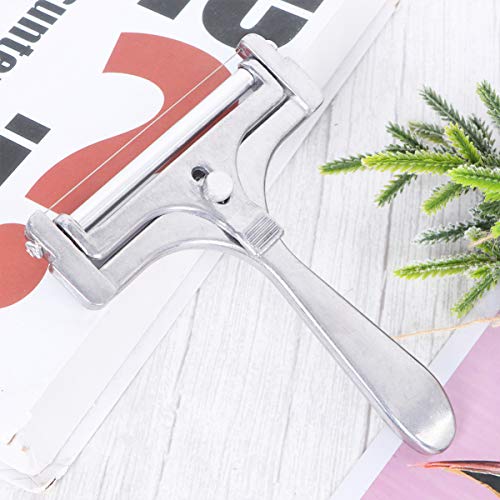 Yardwe Espátula de queijo de aço inoxidável para fatiar queijo e tábua multifuncional para cortar qu