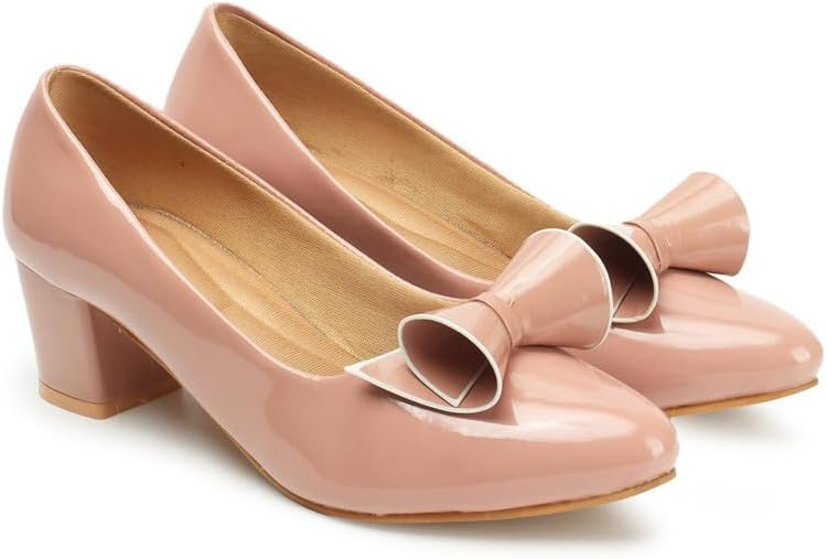 Romu's Elegant Women's Classic Pump Shoes - Comfortable Heels Bellies/Pumps for Women/Girls, Parties,and All-Day Comfort Classic Pumps/Ballerinas Shoes for Women