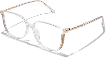 ZanyLen Vintage Cat-eye Blue Light Blocking Glasses for Women, Lightweight TR90 Fashion Eyeglasses