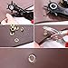 Glarks Heavy Duty Adjustable Metal Hole Punch Pliers Revolving Leather Belt Hole Punch with Eyelet Pliers Tool Kit for Belt, Watch Bands, Saddle, Shoes, Crafts