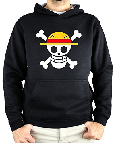 Sudadera Hombre - Unisex One Piece (Negro, S)