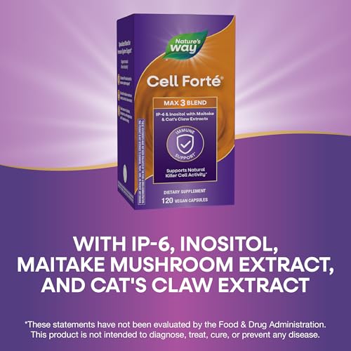 Nature's Way Cell Forte MAX3, IP-6 & Inositol, Immune Support*, 120 ct - image 4