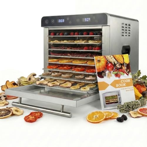 Sommertal Dörrautomat Silence 700 XXL – Edelstahl Dörrgerät...