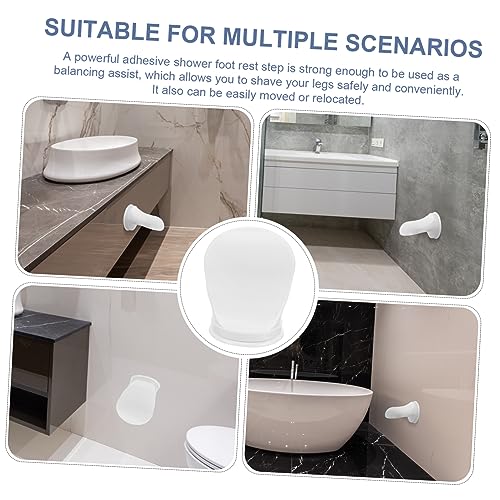 Reposa pies para ducha con pedal, ahorro de labor miniatura 6