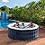 4-6 Person Inflatable Hot Tub Portable Spa with 120 Air Jets & Manual Control Panel, Energy-Efficient Thermal Cover, 71" x 24" Outdoor/Indoor Style Blow Up Tub, Blue