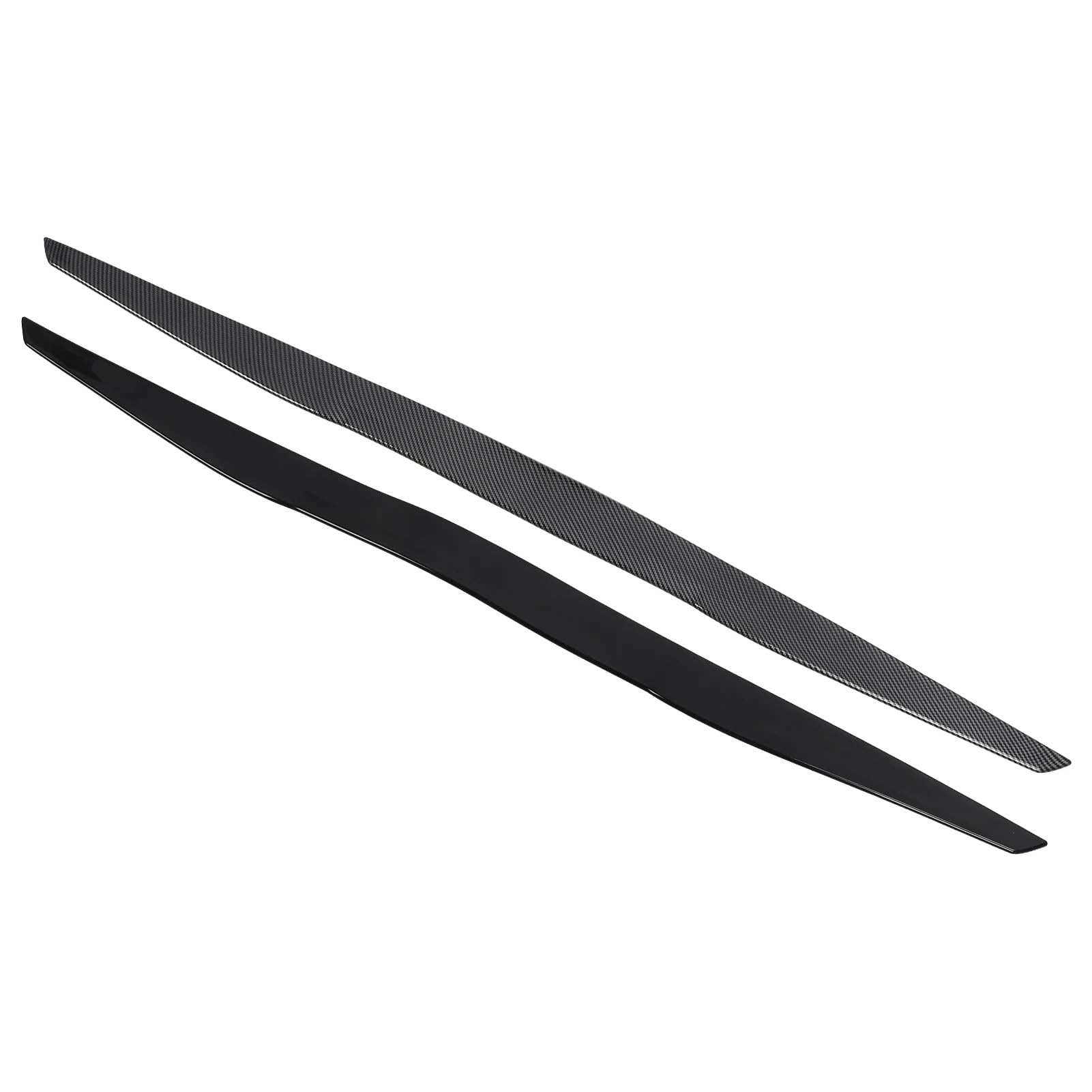 Spoiler dachowy Pasuje do samochodów tylny sportowy styl bagażnika gumowe skrzydło spojler skrzydło ogon akcesoria do tuningu samochodów stylizacja Facelift(Bright black)