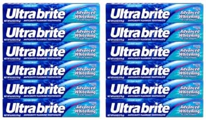 Ultra Brite Advanced Whitening Anticavity Fluoride Toothpaste, Clean Mint Flavor, 6 oz. (Pack of 12) image 3