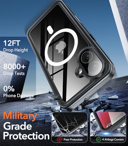 Oneagle for iPhone 17 Case Waterproof IP68 Underwater Fit for MagSafe - image 4