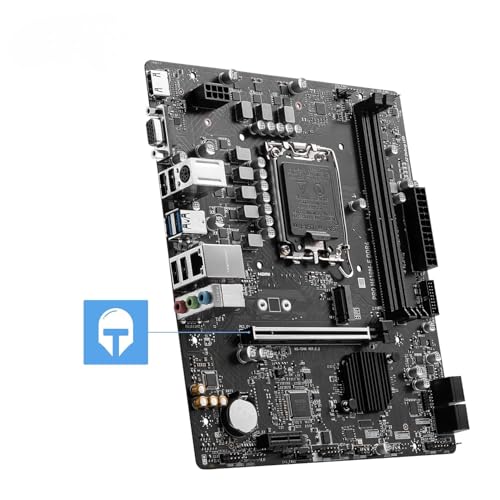 Image of PRO H610M-E DDR4 Micro-ATX Motherboard for Intel LGA1700 (14th /13th /12th Gen Core), 2X DDR4 3200MHz DIMM, PCIe 4.0 x16, M.2 Gen3 Slot, USB 3.2 Gen1, 1G LAN, HDMI & VGA