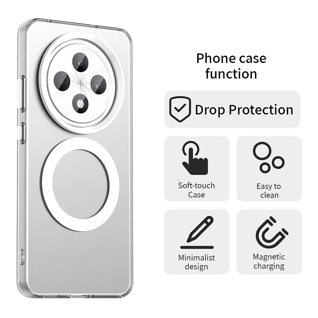 SEAHAI Coque Pour Oppo Reno 12F 4G / Oppo Reno 12 FS 5G (Reno12 F 5G