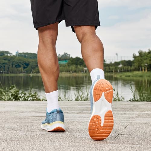 Image of FitVille Wide Sneakers for Men Walking Shoes Wide Width Cushion Road Running Shoe Orthopedic Tennis Shoes Arch Support for Plantar Fasciitis Relief