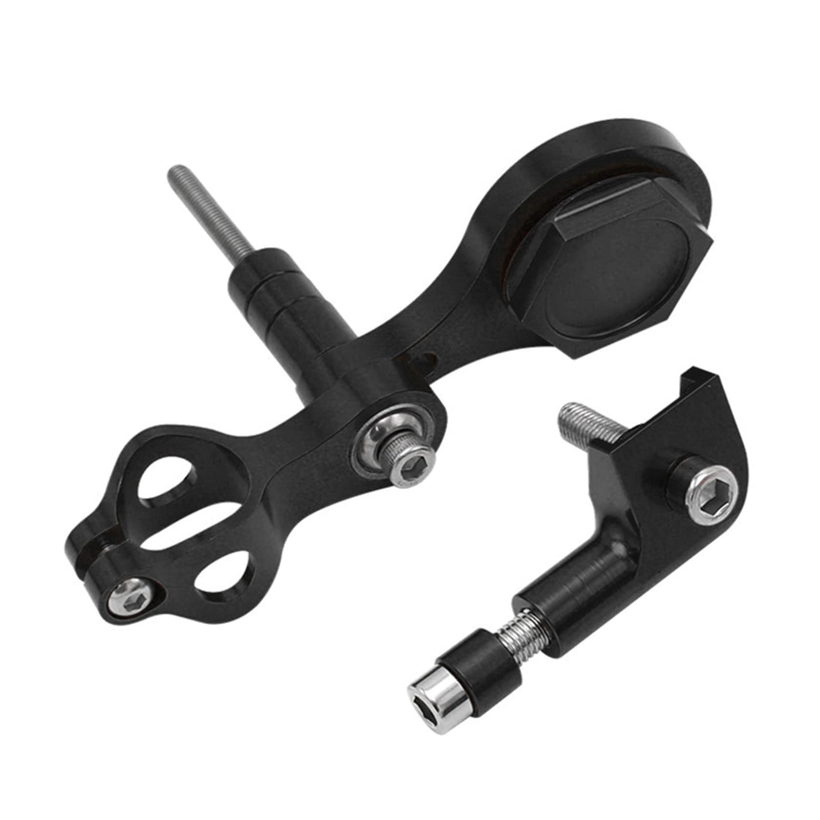 Damper Bracket Kit,GeiemKua Damper Bracket Steering Damper Bracket Mount Kit Motorcycle Steering Damper Stabilizer Mounting Bracket Replacement for YAMAHA YZF R6 2006-2017 R1 2009-2011