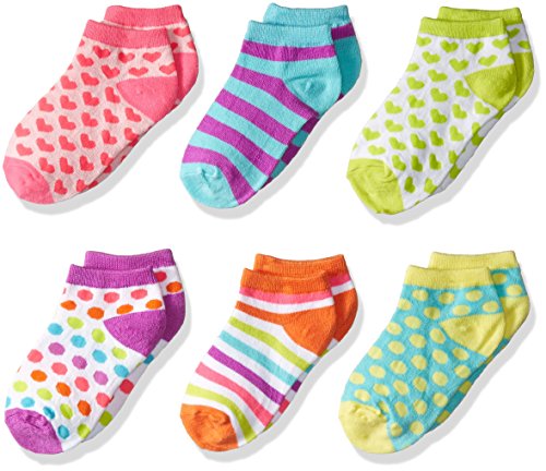 The Children's Place Girls Colorblocked Socks (Pack of 6)