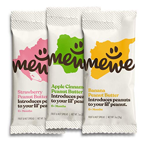MeWe Baby | Healthy Peanut Butter Snacks | First Solid Food, 6+ Months