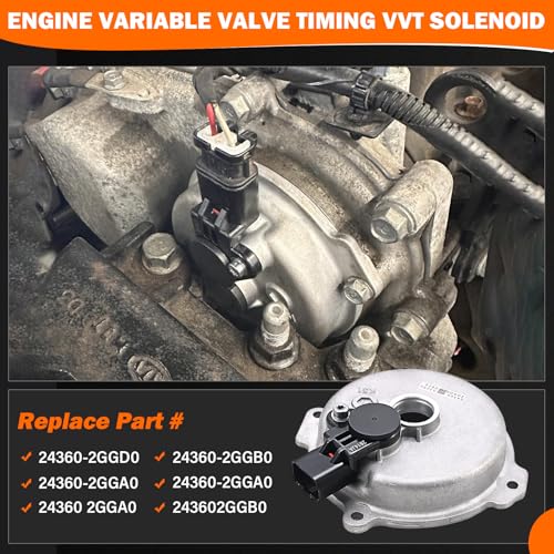 24360-2GGD0 Engine Variable Valve Timing VVT Solenoid with Sensor by Yinlowa - Used condition - Image 2