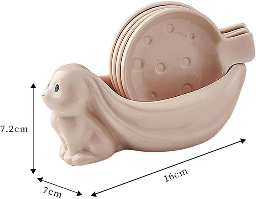 Cranberry Sauce Serving Dish Small Ceramics Candy Dish Cute Rabbit-Shaped Decorative Chip and Dip Plate Entertaining Condiment Tray-A