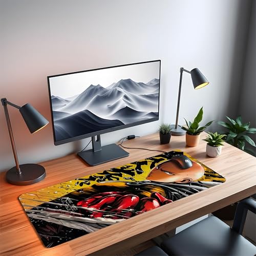 Image of XL Extended Gaming Mouse Pad | XXL Large Desk Mat 60x30cm for Laptop & PC | Non-Slip Rubber Base, Waterproof, Durable & Smooth Surface | Office, Gaming & Study