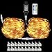 HAHOME Battery Operated 50 LED Rope Tube Light, 16.4 Feet, Cool White