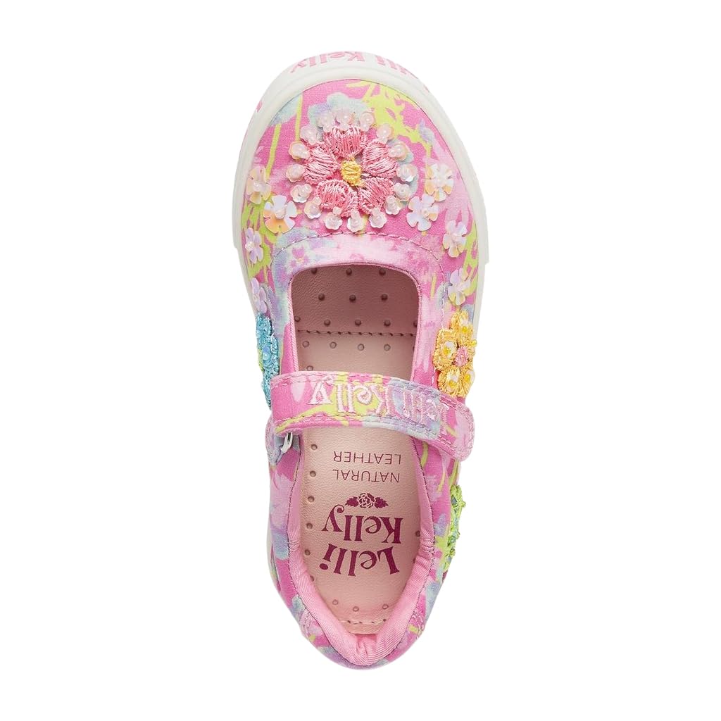 Lelli Kelly Eloise Dolly LK4911 - Scarpe in tela con paillettes e fiori