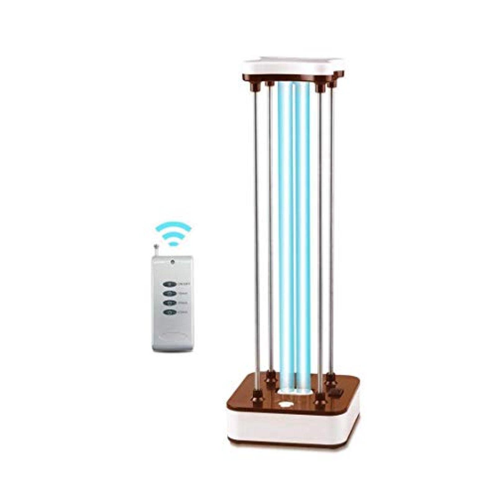 Lámpara Ultravioleta De Desinfección Purificador De Aire UV-C Esterilizador De Habitación Móvil Luz Control Remoto Mata El 99% De Las Bacterias, Virus Y Moho para Automóvil, Hogar, Refrigera