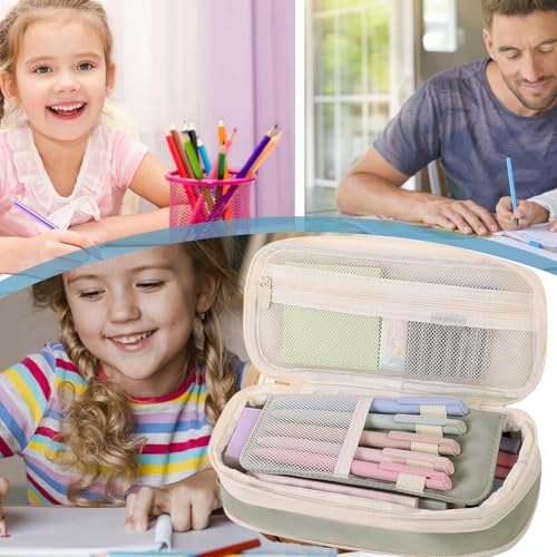 Set de marqueurs bloc-notes et trousse à crayons d'étude - 5
