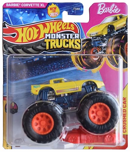Hot Wheels Monster Trucks Corvette XL a escala 1:64 miniatura 1