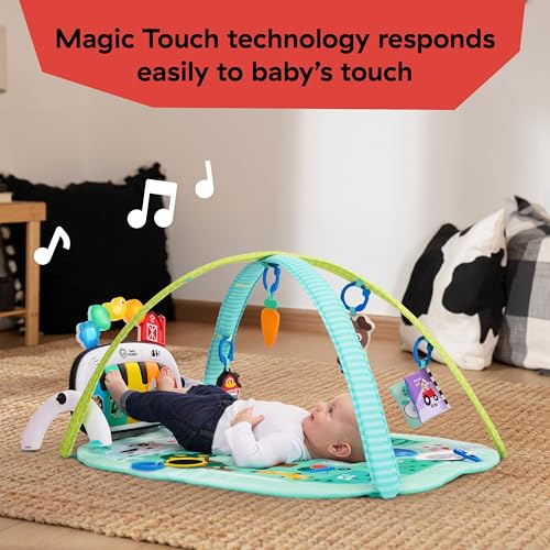 Image of Baby Einstein Farm Explorers 4-in-1 Kickin' Tunes Musical Meadow Music & Language Discovery Gym, Ages 0 Months and Up