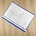 D.RECT Lux PP File Folder A4 Without Perforation Strong Polypropylene Film Blue