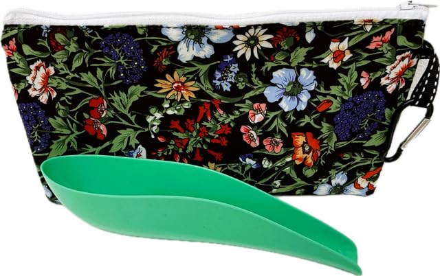 Urinette® Rigide avec Pochette de Rangement et Son Mousqueton (Menthe et Prairie)