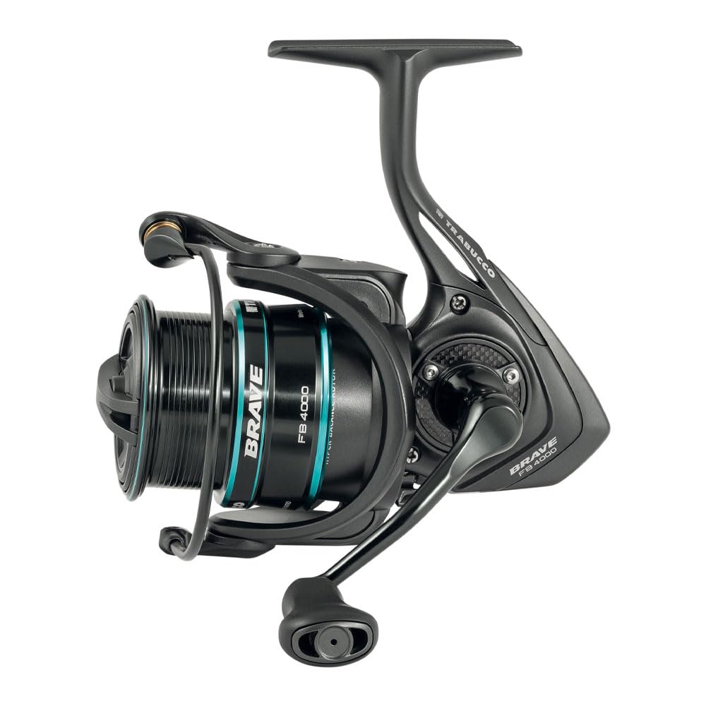 Mulinello Trabucco Brave FB – Frizione Anteriore Micrometrica, 6+1 Cuscinetti Inox – Taglie 2000/3000/4000/5000 – Spinning, Feeder, Ledgering e Bolognese