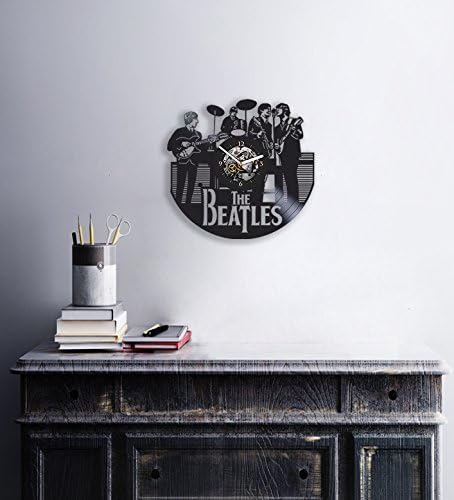 Vinyl Record Wall Clock Music Wall Decor Rock Band Art New Home Christmas Anniversary Gift idea for Boy Girl Him Her Coworker