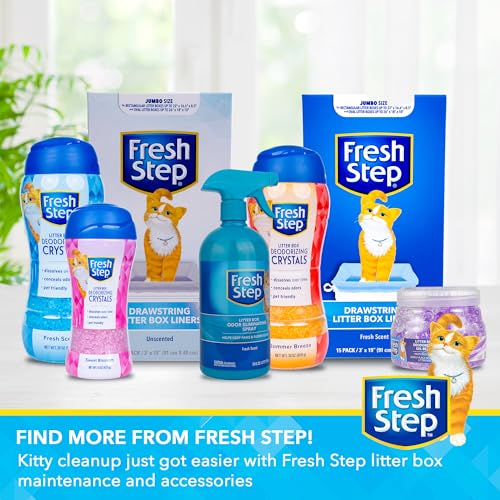 Fresh Step Litter Box Deodorizing Gel Beads, Lavender Scent, 12 Oz | Neutralizes pet odors around litter box, vented lid for continuous fragrance release, soothing scent - image 6
