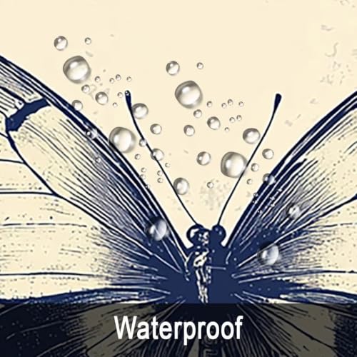 Fundas de cojines de lino impermeable de alta calidad estilo mariposa 5