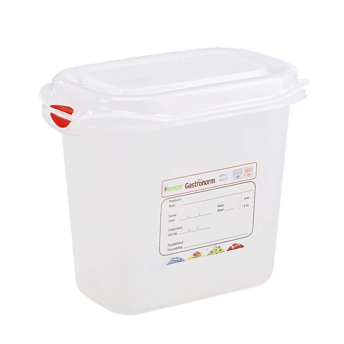 Gastronorm Food Storage Ingredient Containers - Perfect for restaurants, mass catering, events, meal prep, fridge organisation - Available in 23 Different Sizes (Air-Tight Gastronorm 1/9 1.5 Litres)