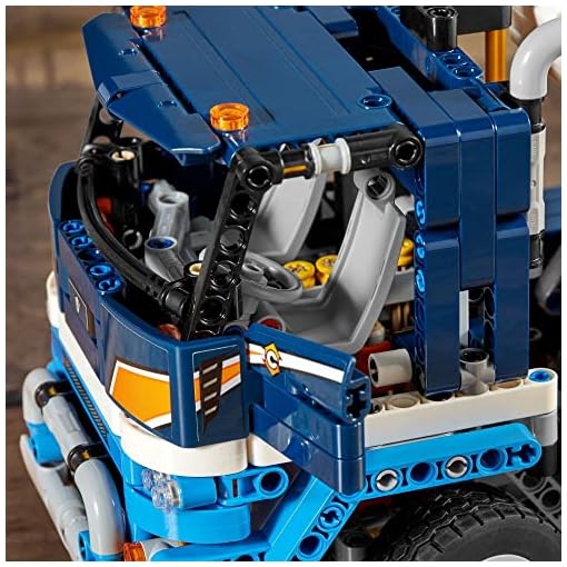 LEGO Building Block Technic Multicolour Plastic Concrete Mixer Truck 42112 Building Set - Image 6
