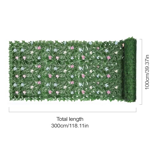 Fondo de pared con hojas artificiales para decoración de bodas y piscinas 6