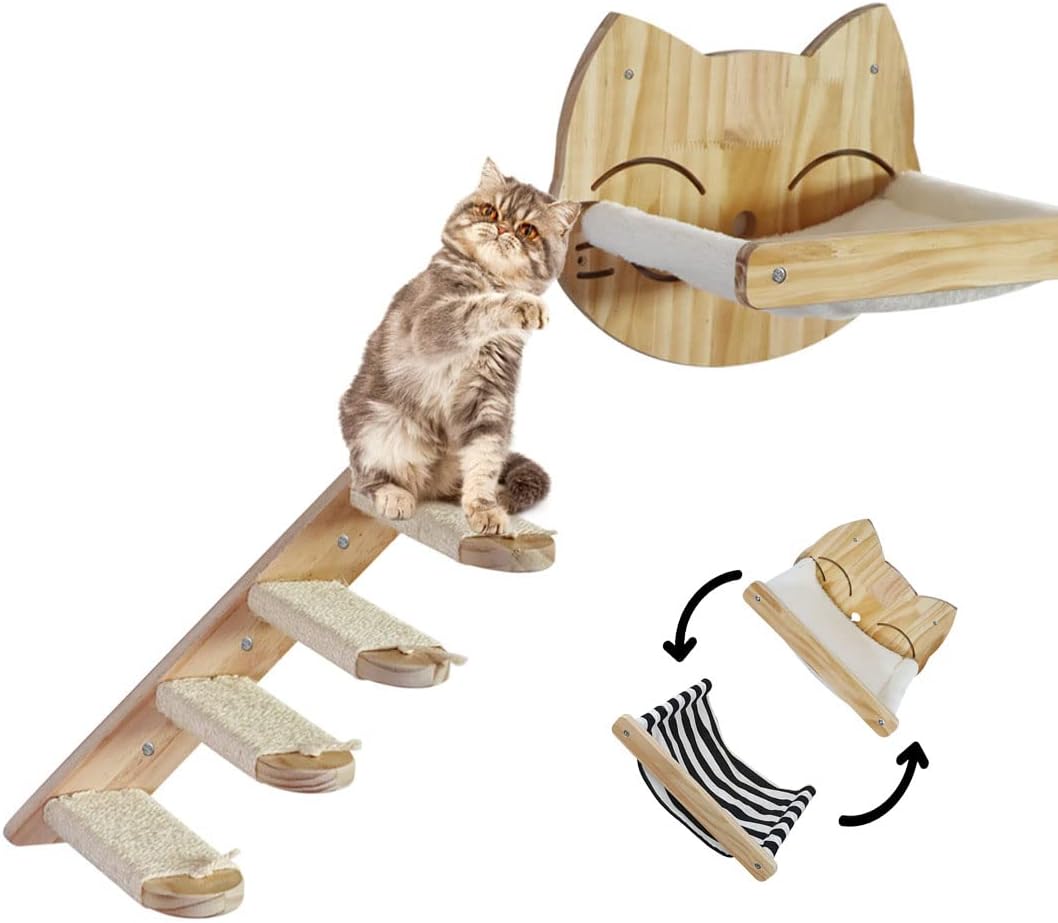 diy wall mounted cat hammock