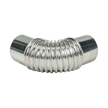 Amazon.co.jp: 2個 45度 ステンレススチール 煙突チューブ 2.36