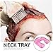 NOLITOY Salon Neck Tray Plastic Hair Washing Container for Perming and Dyeing Neck Rest Cushion for Hairdressing Lightweight and Convenient for All Hair Types