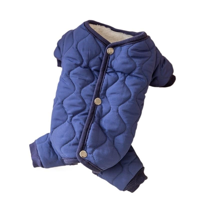 Jersey Perro Ropa for Perros, Chaleco for Mascotas, Disfraz, Abrigo de Invierno for Perros, Sudadera for Cachorros, cálida Jersey para Perros(Blue,XXL)