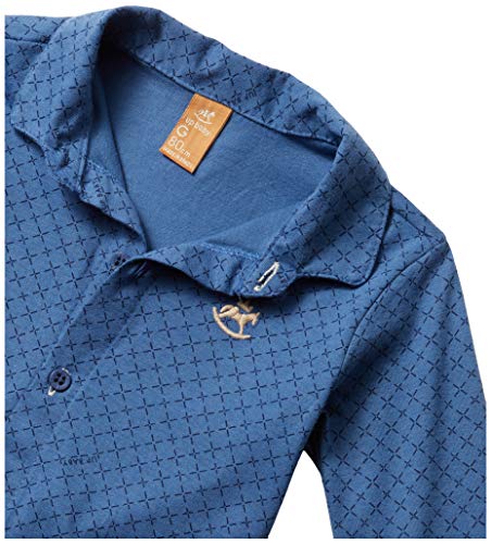 Conjunto Bebê Body e Calça Suspensório, Up Baby, Bebê Menino, Azul/Xadrez 021, G