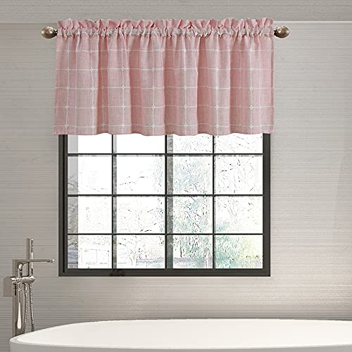 Bestickte Plaid Volants für Küche Cover