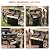 Garvee 5 Burner Propane Gas Grill Griddle Combo with Porcelain Enamel Cast Iron Grate & Cast Iron Pan – Dual BBQ Grill with Flat Top Griddle, 40,000 BTU Large Outdoor Gas Grill for Backyard Kitchen