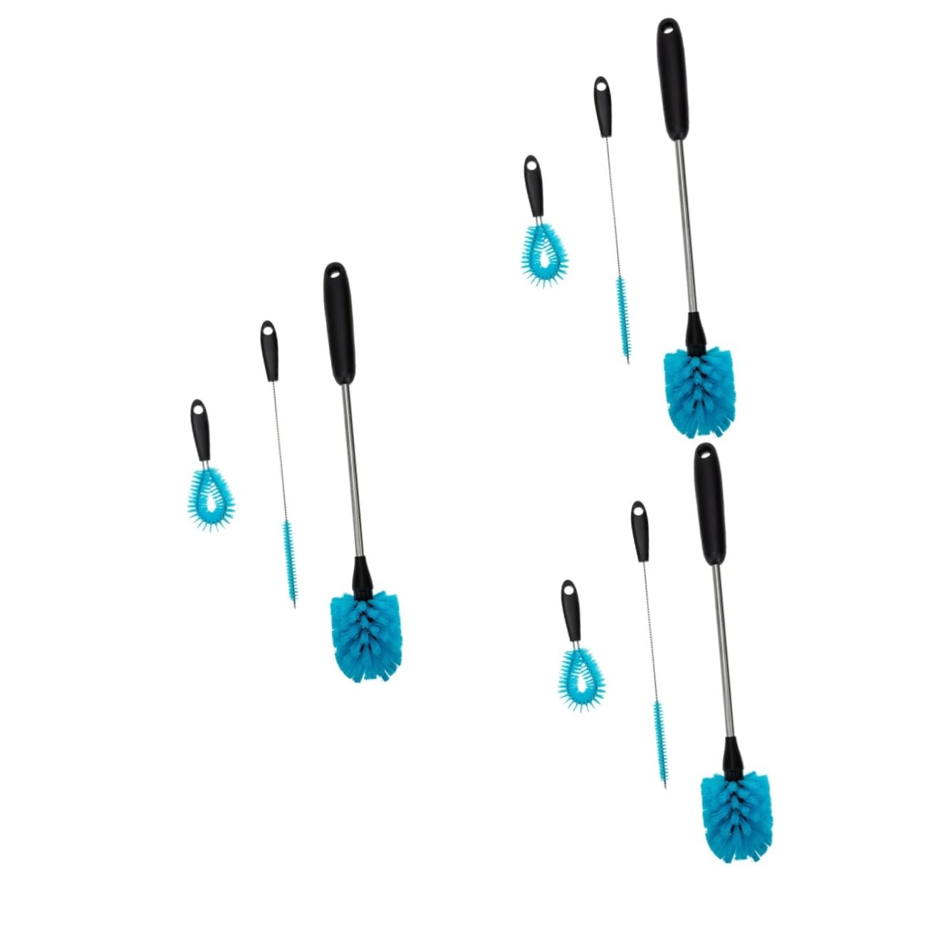FRCOLOR 3sets Spazzole Per Bottiglie Multi- Resistente All Per Tazze e Profonda e Facile Per