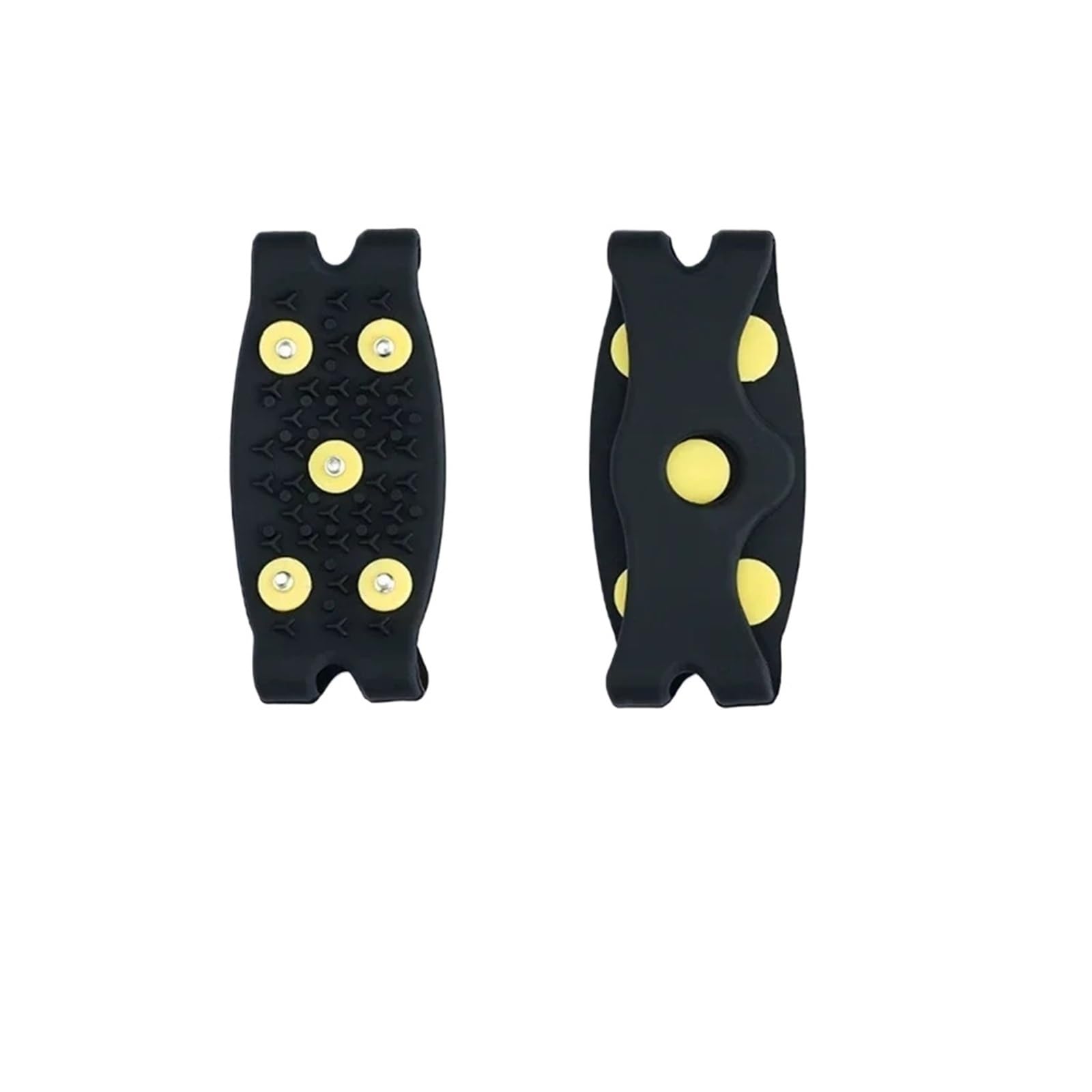 2pcs 5-Stud Snow Ice Claw Climbing Anti Slip Spikes Grips Crampon Cleats Sport Shoes Cover for Women Men Boots Cover