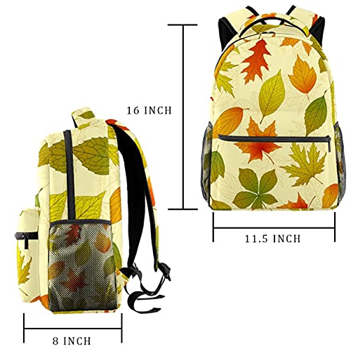 Sac à dos décontracté à motif rétro multicolore et grand volume de rangement - 2
