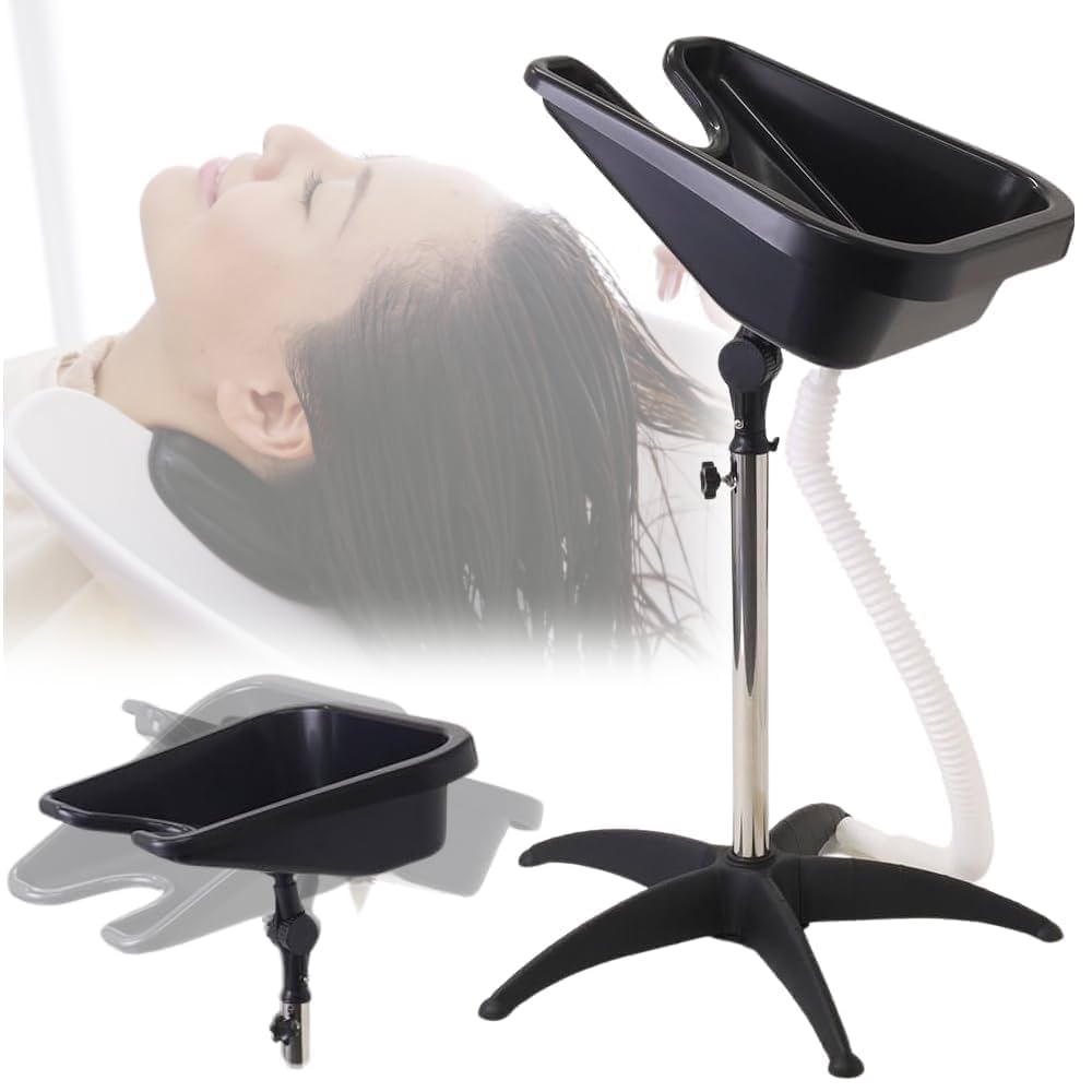 Amazon.co.jp: iimono117 シャンプー台 移動式 ドレン付き 洗髪