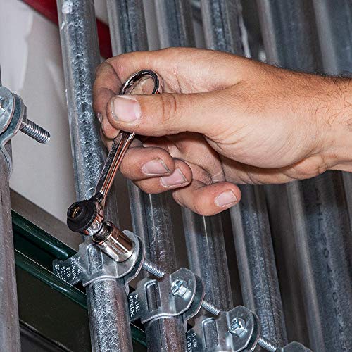 Klein Tools 65200 Ratchet Set, 5-Piece Mini Ratchet Set With Phillips, Slotted, And Adapter For Other Socket Sizes, For Tight Spaces #TOP4