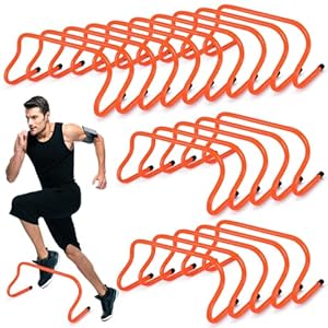 Wettarn 20 Pcs 9″ Speed Training Agility Hurdles for Athletes Training Hurdles Reliable Training Hurdle Plyometric and All Purpose Hurdles Training Equipment for Soccer Basketball Football