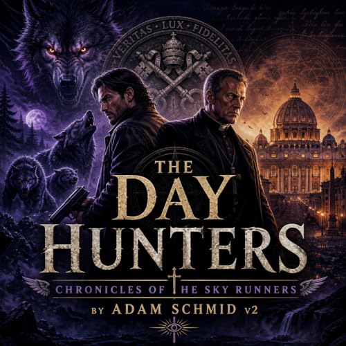 『The Day Hunters: Chronicles of the Sky Runners by Adam Schmid』のカバーアート